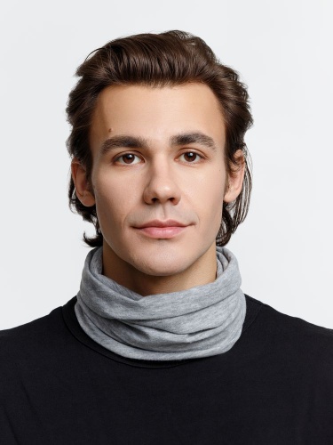 Многофункциональная бандана Dekko, серый меланж фото 3 Многофункциональная бандана Dekko, серый меланж фото 3