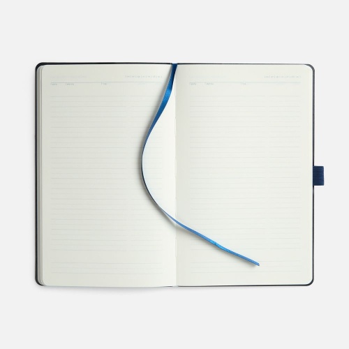 Ежедневник Lungo, недатированный, темно-синий фото 4 Ежедневник Lungo, недатированный, темно-синий фото 4