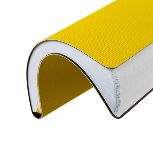 Ежедневник Knit, недатированный, желтый фото 3 Ежедневник Knit, недатированный, желтый фото 3