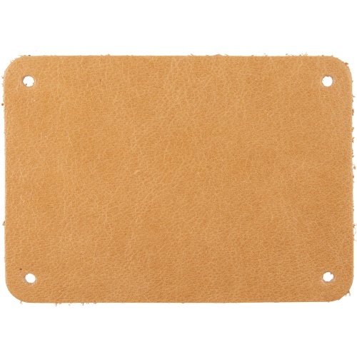 Лейбл кожаный Beta, XL, бежевый Лейбл кожаный Beta, XL, бежевый