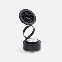 Вакуумная магнитная подставка airFix, черная с серым