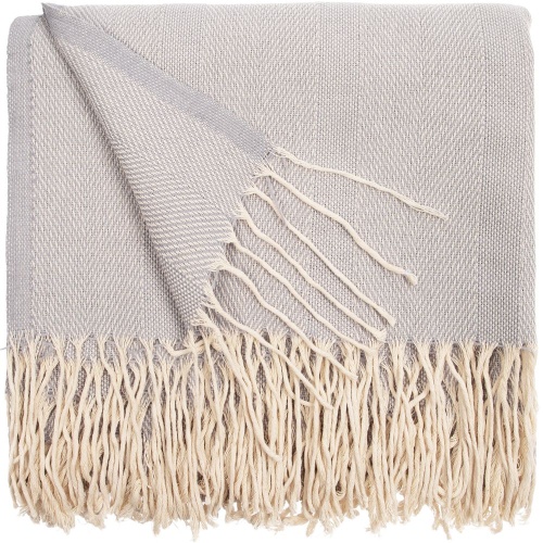 Плед «Сенеж», серый фото 2 Плед «Сенеж», серый фото 2