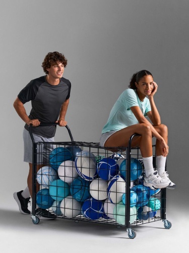 Футболка спортивная унисекс Vortex, черная фото 5