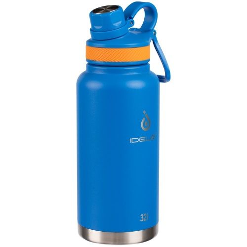 Термобутылка Fujisan XL, синяя фото 3