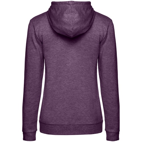 Толстовка с капюшоном женская Hoodie, фиолетовый меланж фото 3