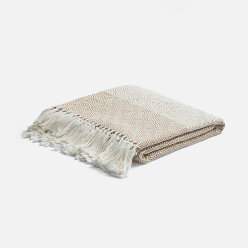 Плед Ladakh, бежевый фото 2 Плед Ladakh, бежевый фото 2