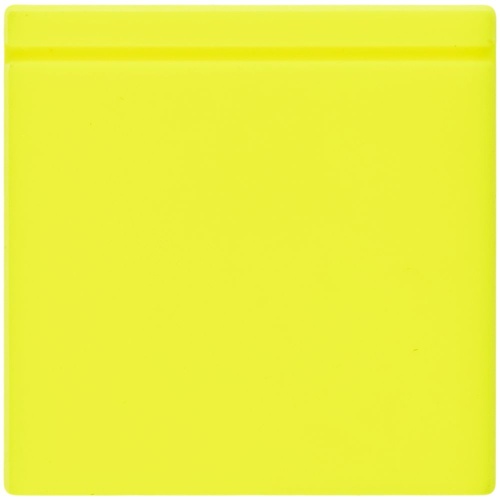 Лейбл из ПВХ Kare, желтый неон