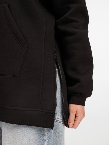 Худи унисекс оверсайз Easy Street, черное фото 10 Худи унисекс оверсайз Easy Street, черное фото 10