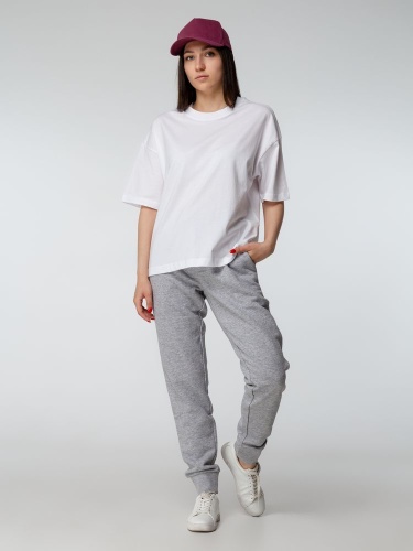 Футболка оверсайз женская Boxy Women, бежевая (льняная) фото 3