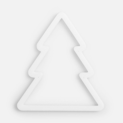 Подвеска «Елочка», 3D-печать, белая фото 2