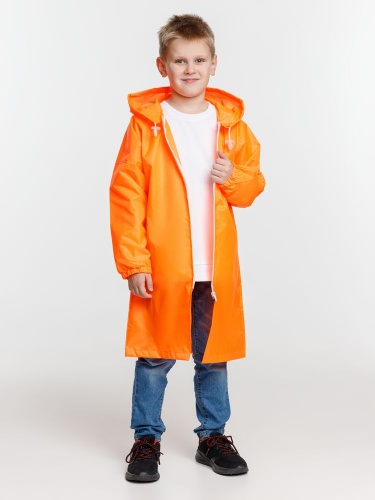 Дождевик детский Rainman Kids, оранжевый неон фото 7