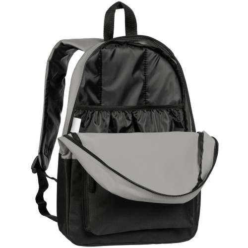 Рюкзак Base Up, черный с серым фото 3 Рюкзак Base Up, черный с серым фото 3