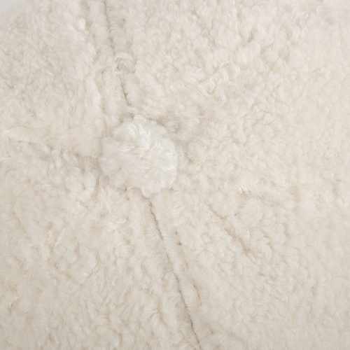 Бейсболка Oblako, утепленная, молочно-белая фото 3 Бейсболка Oblako, утепленная, молочно-белая фото 3