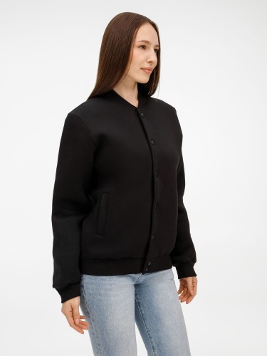 Бомбер унисекс AtmosWear, черный фото 4