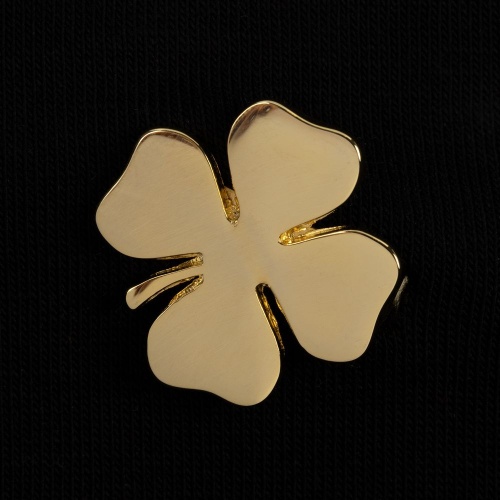 Шильдик «Счастливый клевер», золотистый фото 6