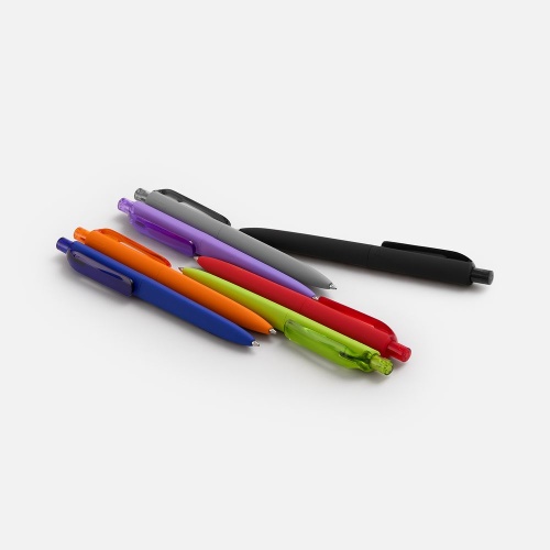 Ручка шариковая Prodir DS8 PRR-Т Soft Touch, оранжевая фото 8