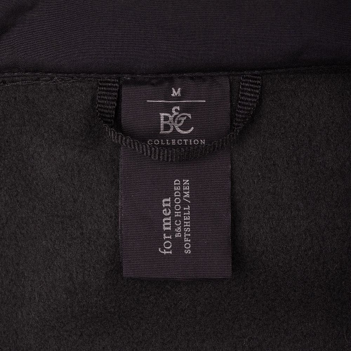 Куртка мужская Hooded Softshell черная фото 9