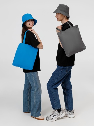 Холщовая сумка Avoska, ярко-голубая фото 3 Холщовая сумка Avoska, ярко-голубая фото 3