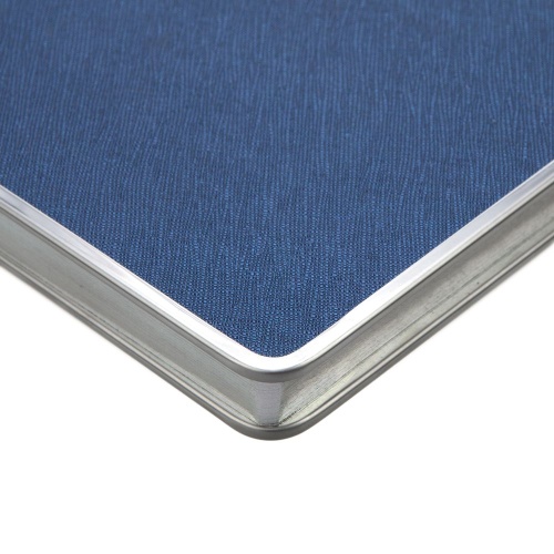 Ежедневник Frame Metal, недатированный, синий фото 3