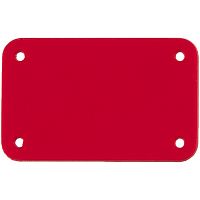 Лейбл из ПВХ Kreta, S, красный