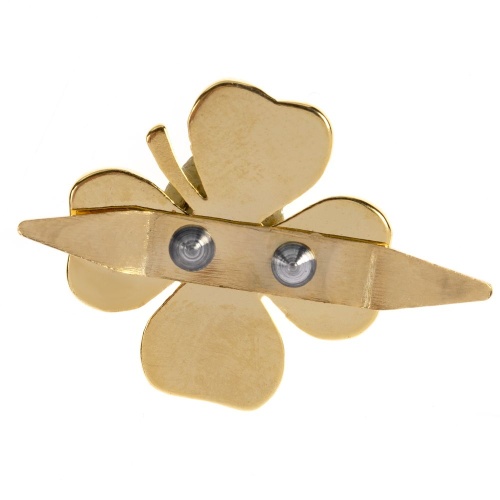 Шильдик «Счастливый клевер», золотистый фото 3