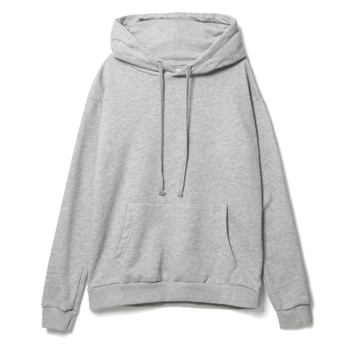 Худи унисекс Tuloksa 280, серый меланж Худи унисекс Tuloksa 280, серый меланж