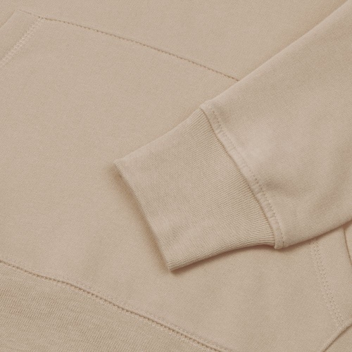 Толстовка с капюшоном унисекс Hoodie, бежевая фото 5