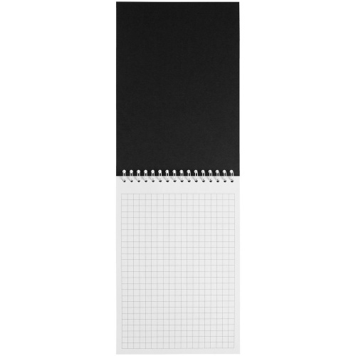 Блокнот Dali Mini в клетку, черный фото 2 Блокнот Dali Mini в клетку, черный фото 2