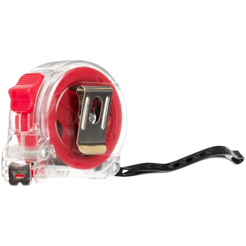 Рулетка Selvaksi, 3 м, красная фото 3