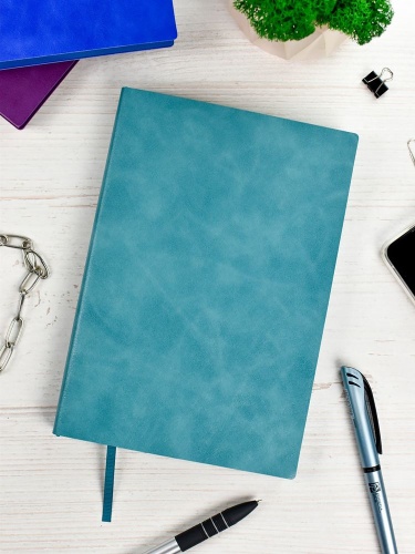 Ежедневник Martos, недатированный, бирюзовый фото 3 Ежедневник Martos, недатированный, бирюзовый фото 3