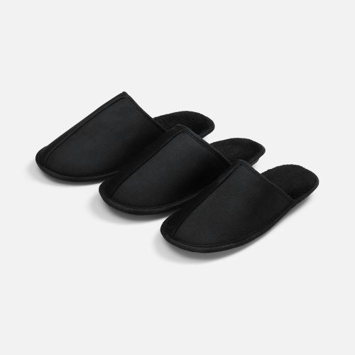 Тапочки домашние Norridge, черные фото 3