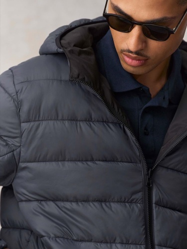 Куртка-парка унисекс Reverse, черная фото 7