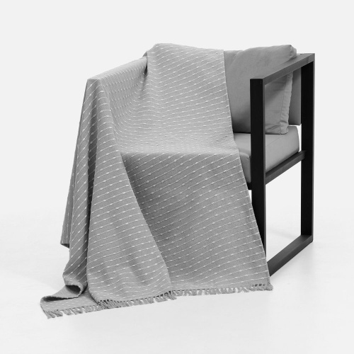 Плед Shimla, серый фото 3 Плед Shimla, серый фото 3