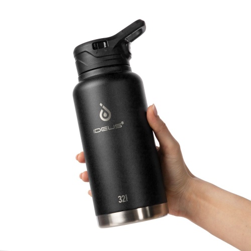 Термобутылка Fujisan XL 2.0, черная фото 4