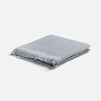 Плед вафельный Elenglect, светло-серый