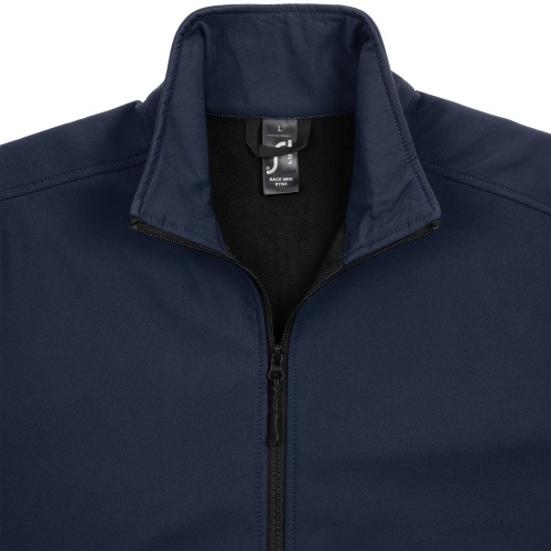 Куртка софтшелл мужская Race Men, темно-синяя фото 4
