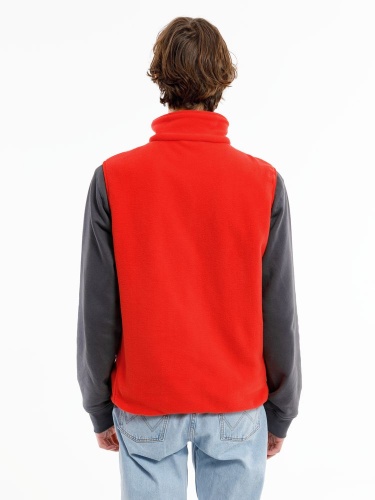 Жилет флисовый унисекс Nesse, красный фото 5 Жилет флисовый унисекс Nesse, красный фото 5