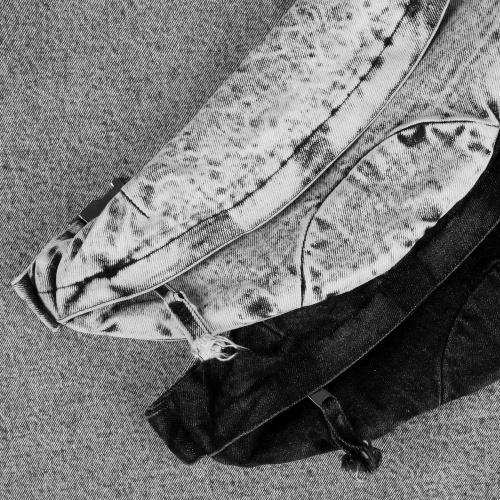 Поясная сумка W6, серая фото 2