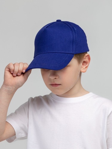 Бейсболка детская Standard Kids, синяя фото 8