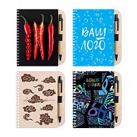 Блокнот на пружине Woodpad на заказ