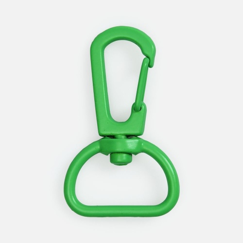 Застежка-карабин Snap Hook, M, зеленый неон фото 2