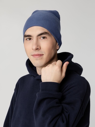 Шапка Hey, синяя (черника) фото 3 Шапка Hey, синяя (черника) фото 3