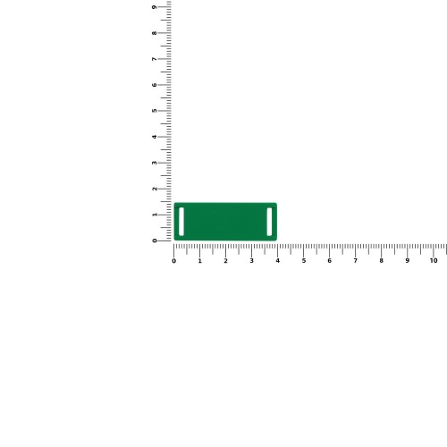 Лейбл из ПВХ Kova, зеленый фото 2