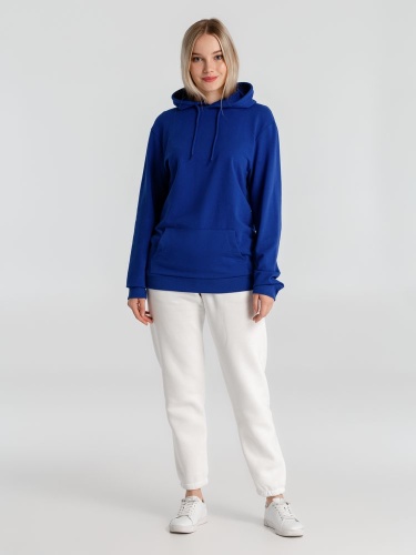 Толстовка с капюшоном унисекс Hoodie, ярко-синяя фото 9
