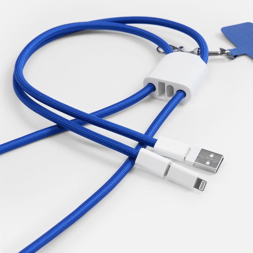 Кабель-ланьярд energyFlex Pro, синий фото 6