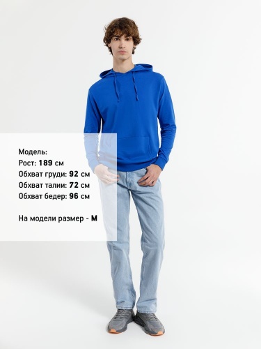 Худи унисекс Westray, синее фото 3