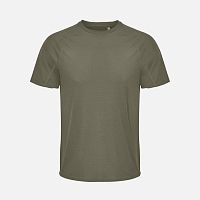 Футболка спортивная унисекс Vortex, темный хаки