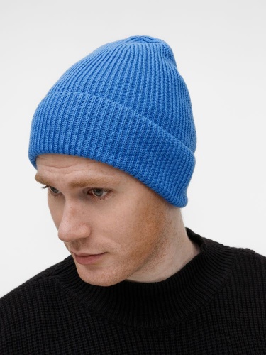 Шапка Nobilis Mono, синяя (аква) фото 3