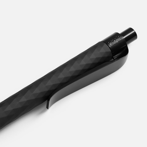 Ручка шариковая Prodir QS01 PRP-P Soft Touch, черная фото 7