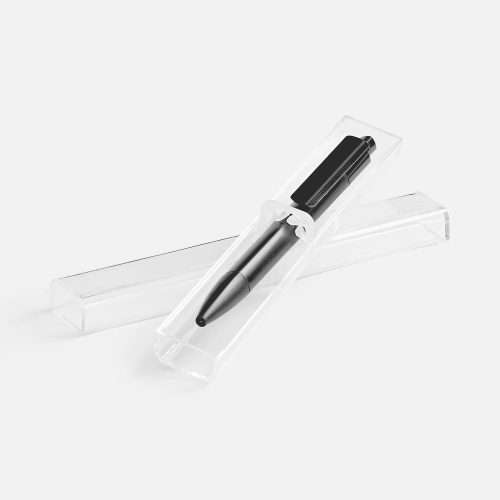 Ручка шариковая Prodir DS4 PMM-P в футляре, черная фото 2